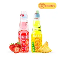 Nước soda Ramune Hata 200ml - Nước ngọt Nhật Bản sủi bọt độc đáo